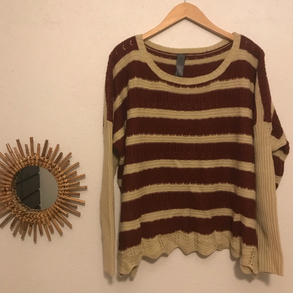 ✖️SOLD✖️ Wish Striped Sweater